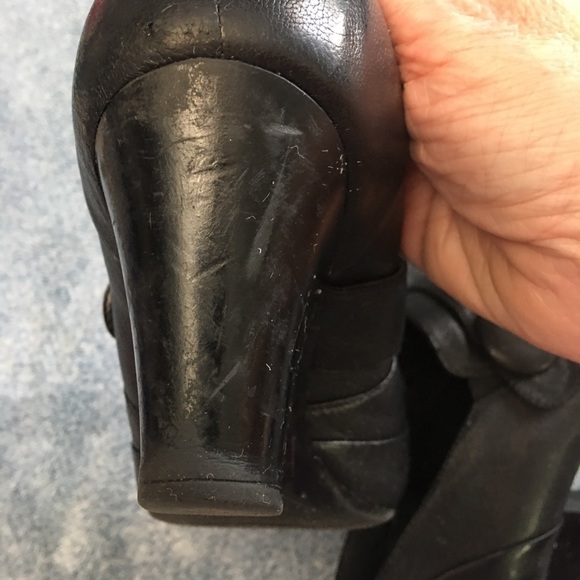 Clarks Bendables booties Black 10 Leather - Picture 6 of 9